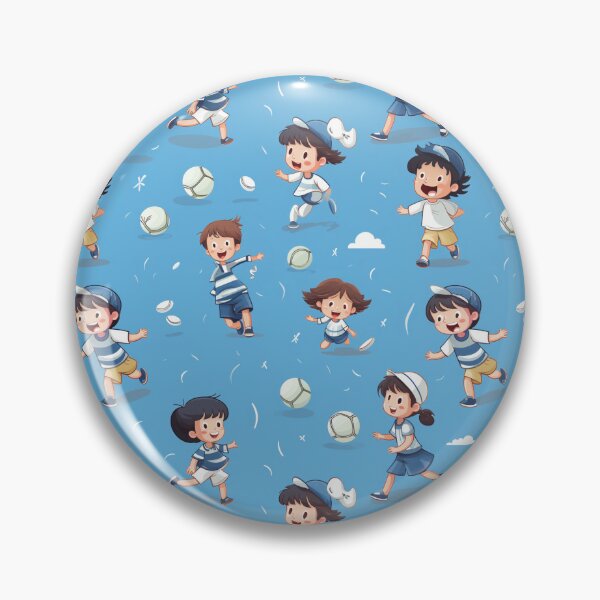 Item preview, Cute Adorable School Kids Playing Catch designed and sold by justmuhammadhbu.