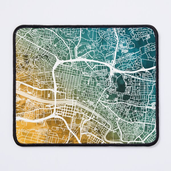 Item preview, Glasgow Street Map designed and sold by ArtPrints.