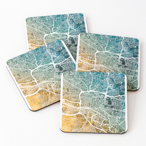 Item preview, Glasgow Street Map designed and sold by ArtPrints.