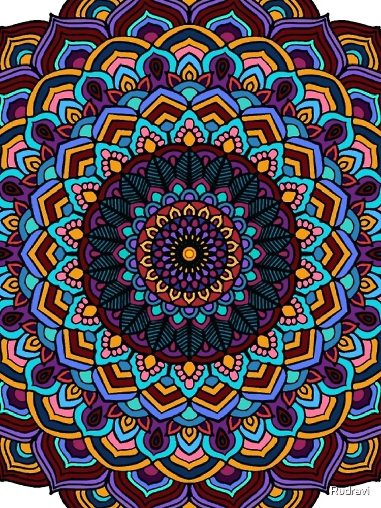 Thumbnail 4 of 4, iPhone Case, Mandala Pattern designed and sold by Rudravi.