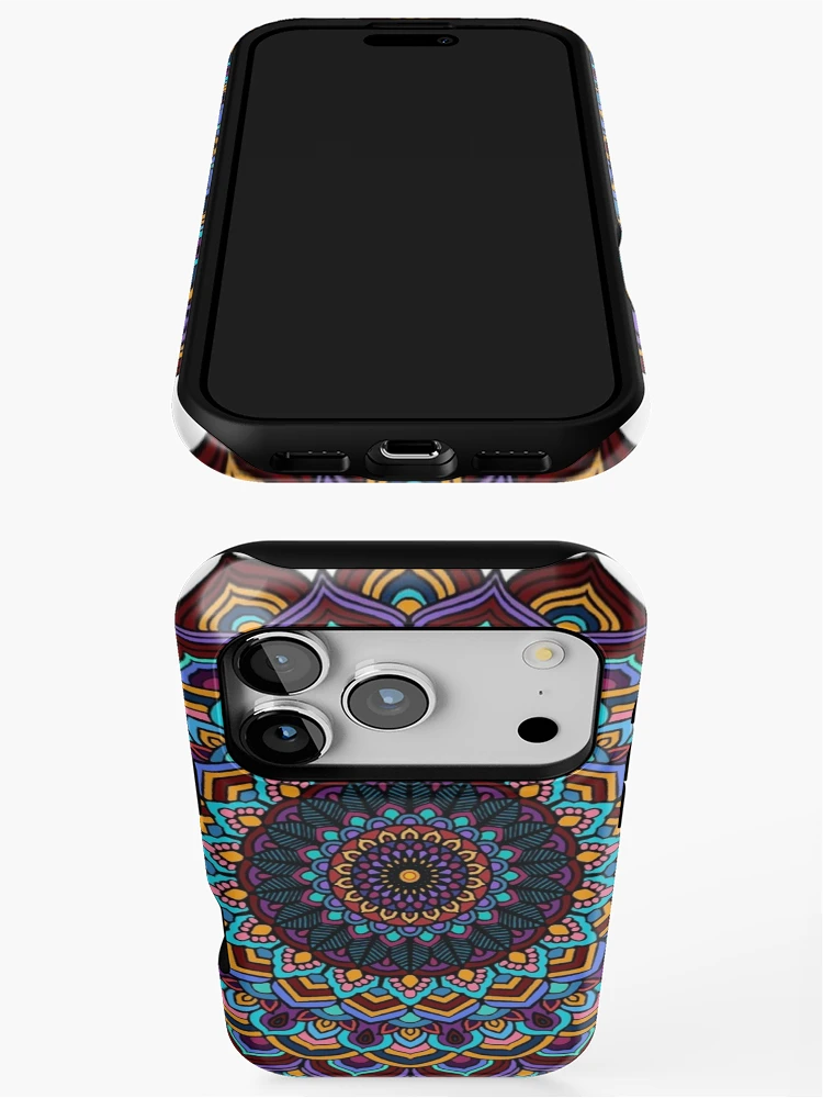 Thumbnail 3 of 4, iPhone Case, Mandala Pattern designed and sold by Rudravi.