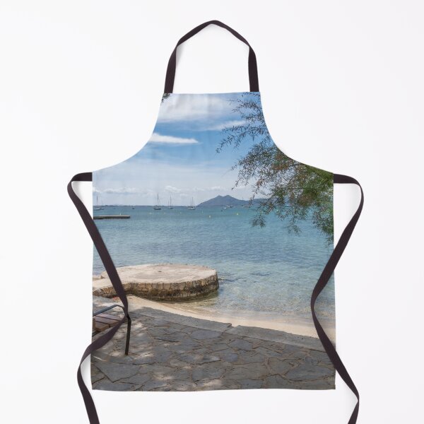 Item preview, Bancos Paseo Pino Puerto Pollensa Mallorca designed and sold by GG WALL ART.
