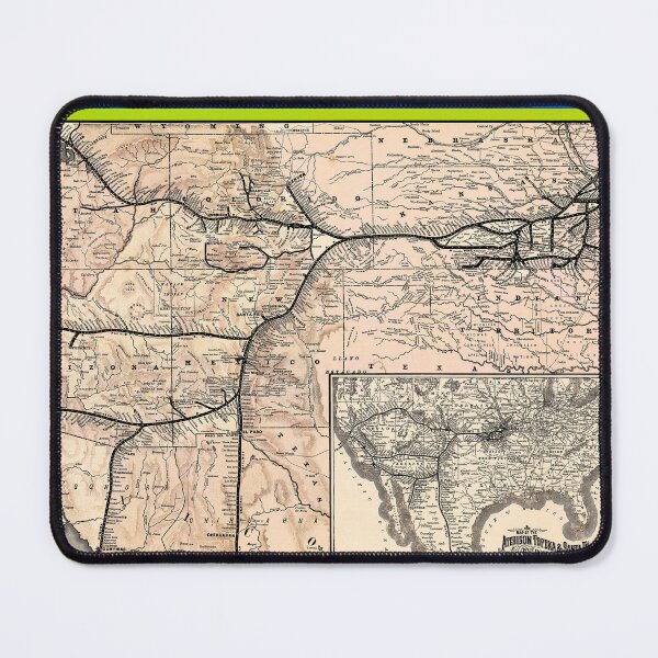Item preview, Atchison, Topeka and Santa Fe Railroad 1881 designed and sold by Chuck Mountain Poster Art.