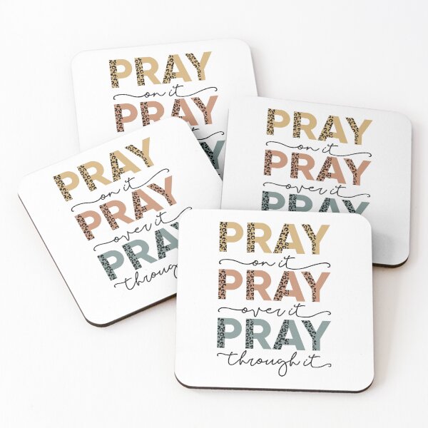 Item preview, Pray on it Pray over it Pray through it designed and sold by FaustinoYouno.