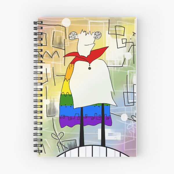 Item preview, Hero with a Colorful Cape designed and sold by GabiDoodles.