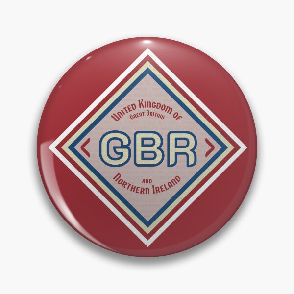 Item preview, GBR - United Kingdom bordered diamond emblem designed and sold by we-rove.