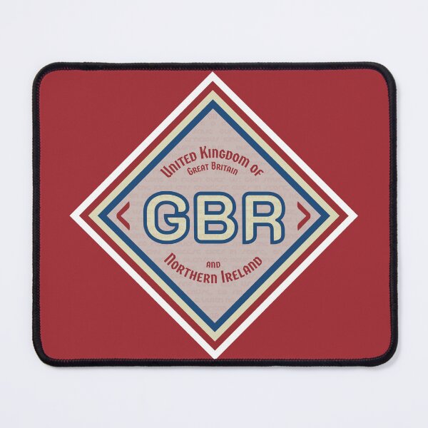 Item preview, GBR - United Kingdom bordered diamond emblem designed and sold by we-rove.