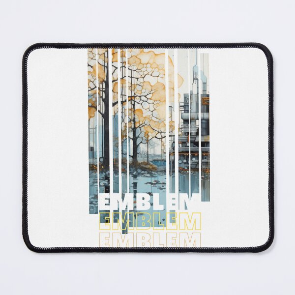 Item preview, Golden Industrial Riverscape designed and sold by EcoEmblem.