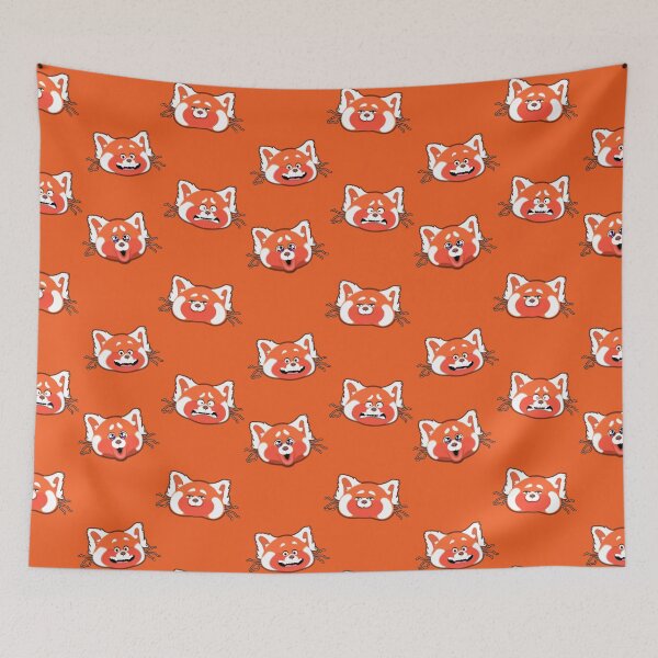 Item preview, turning red panda, different emoji  designed and sold by MUMYNGO.