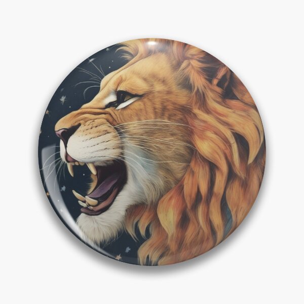Item preview, Lion roaring against the sky designed and sold by Japonmania : "le style venu du coeur ".