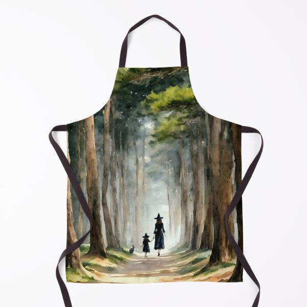 Item preview, Daughter ~ Witchy Art Print of Mother and Child Witch ~ Witches Pagan Parents designed and sold by Lyra The Lavender Witch.