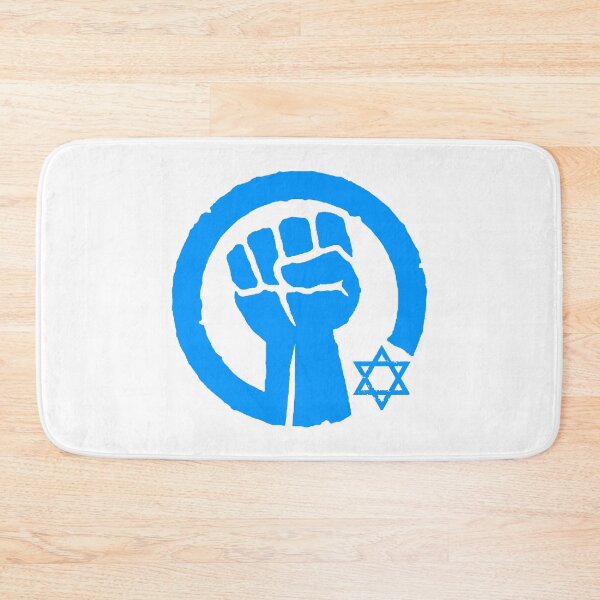 Item preview, Star of David - solidarity fist (bright blue) designed and sold by Thelittlelord.