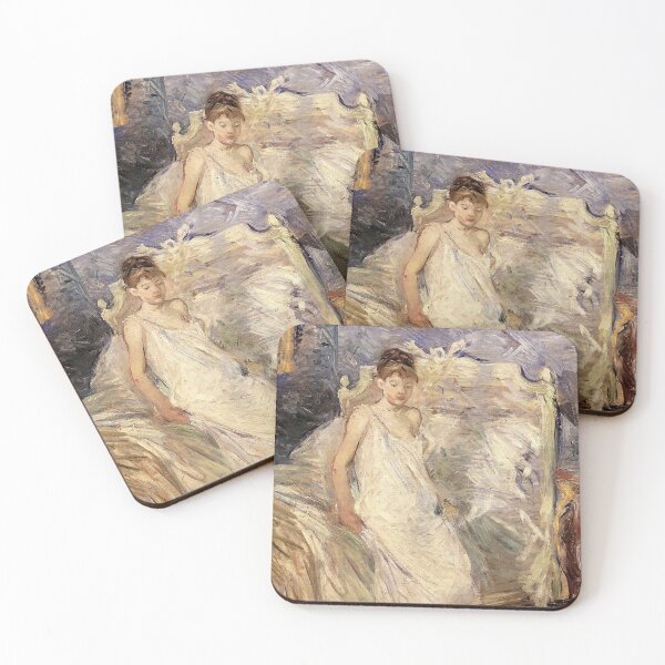Item preview, Getting Up Vintage Oil Painting | P419 designed and sold by Piccolo Fiore Prints.