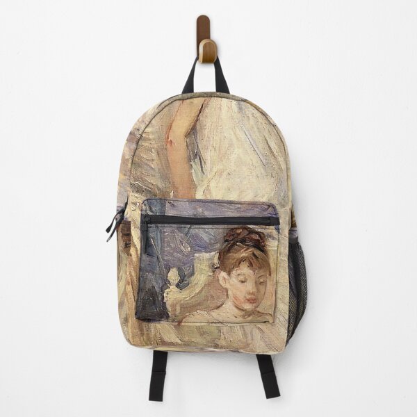 Item preview, Getting Up Vintage Oil Painting | P419 designed and sold by Piccolo Fiore Prints.
