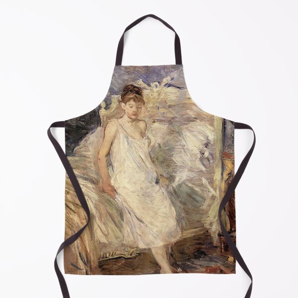 Item preview, Getting Up Vintage Oil Painting | P419 designed and sold by Piccolo Fiore Prints.