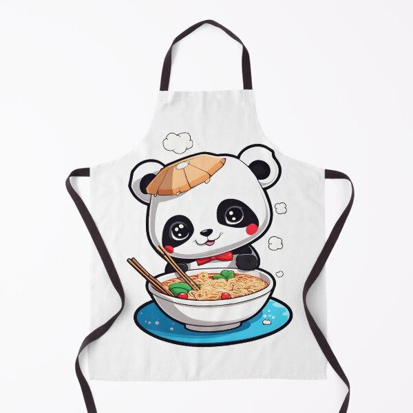 Item preview, Panda eating ramen designed and sold by sabily.