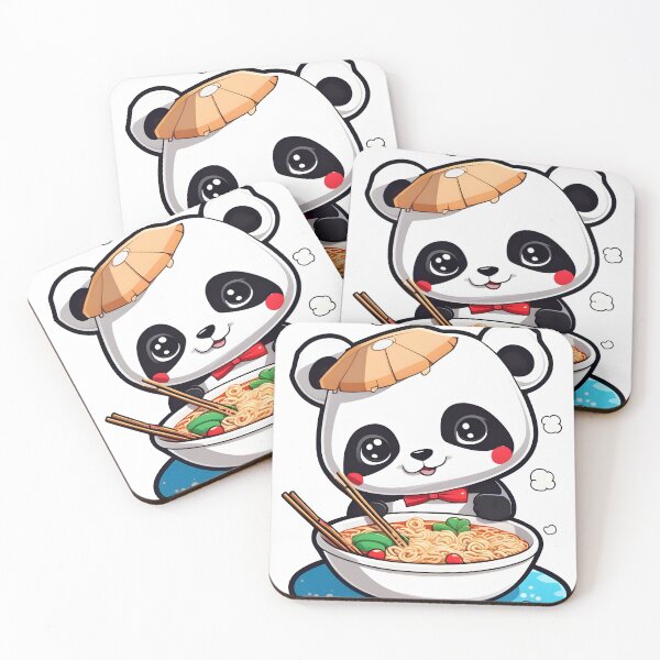 Item preview, Panda eating ramen designed and sold by sabily.