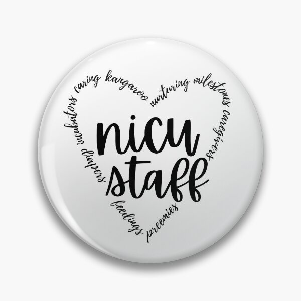 Item preview, nicu staff heart (black) designed and sold by evathemtbc.