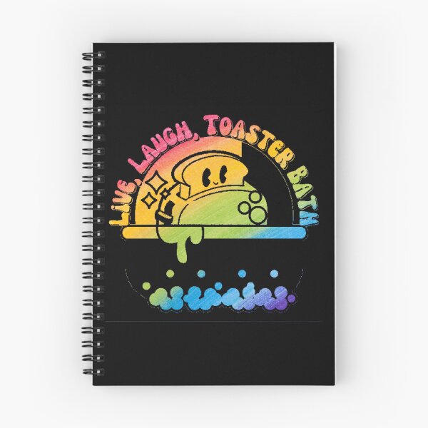 Item preview, Live, Laugh, Toaster Bath Colorful Crayon Style with Dark Background designed and sold by TGAL2.