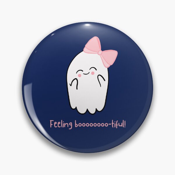Item preview, Cute Halloween Ghost, Boo!, Boooooo-tiful, Feeling Beautiful designed and sold by BlisslyLife.