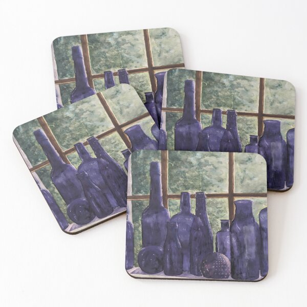 Item preview, Granary Bottles watercolor painting by J Douglas Dalrymple designed and sold by edge-studios.
