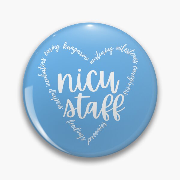 Item preview, nicu staff heart (white) designed and sold by evathemtbc.