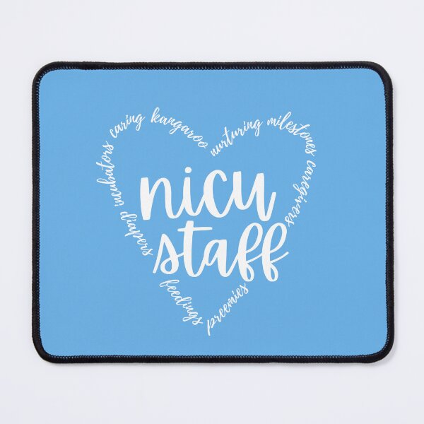 Item preview, nicu staff heart (white) designed and sold by evathemtbc.