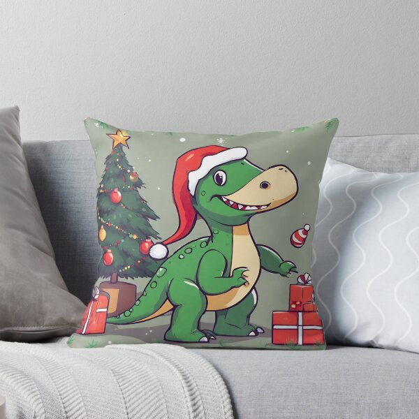 Item preview, Dinosaur Christmas Cartoon T Rex designed and sold by noneko04.