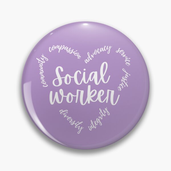 Item preview, social work heart (white) designed and sold by evathemtbc.