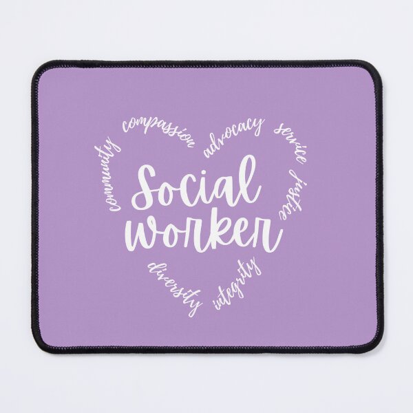 Item preview, social work heart (white) designed and sold by evathemtbc.