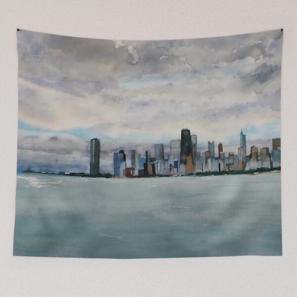 Item preview, Chicago from Montrose Harbor by Doug Dalrymple designed and sold by edge-studios.