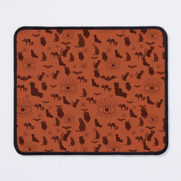 Item preview, Mystic Eye and Bats: Enigmatic Halloween Pattern Red designed and sold by ara-designs.