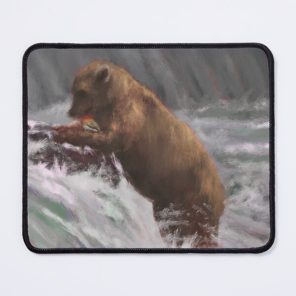 Item preview, Brooks Falls Brown Bear designed and sold by TheArtCave.