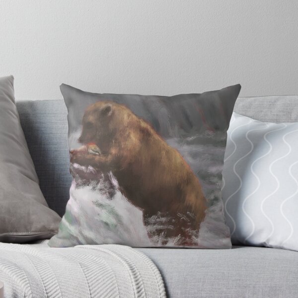 Item preview, Brooks Falls Brown Bear designed and sold by TheArtCave.