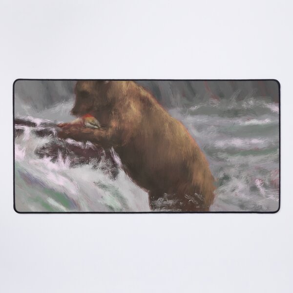 Item preview, Brooks Falls Brown Bear designed and sold by TheArtCave.
