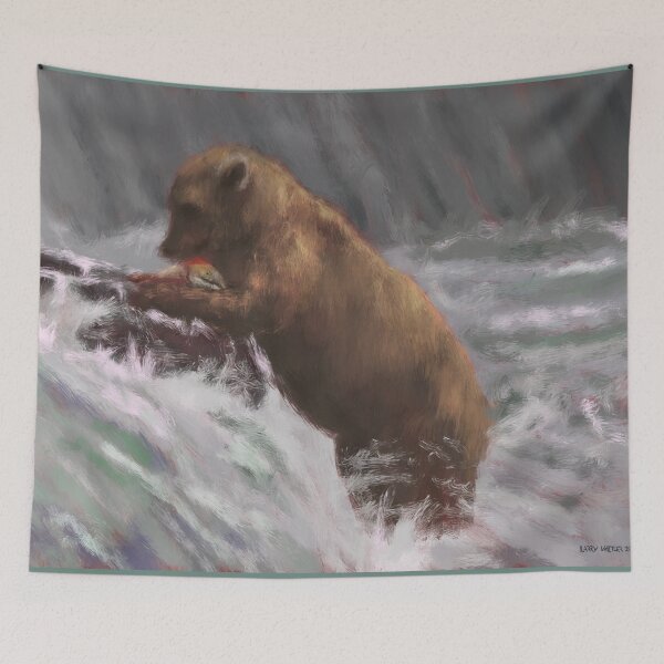 Item preview, Brooks Falls Brown Bear designed and sold by TheArtCave.