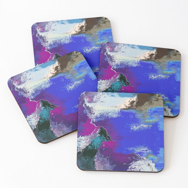 Item preview, Blue Purple Pink Marble designed and sold by neomadesigns.