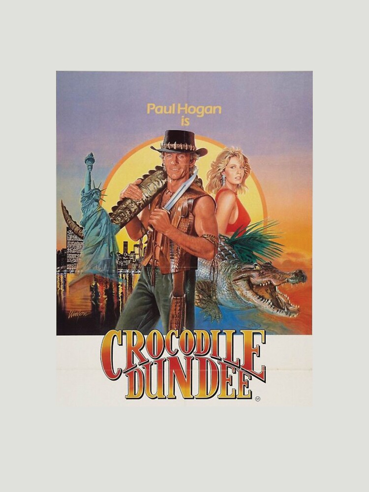 "Crocodile Dundee" Essential TShirt for Sale by Retro Active Redbubble