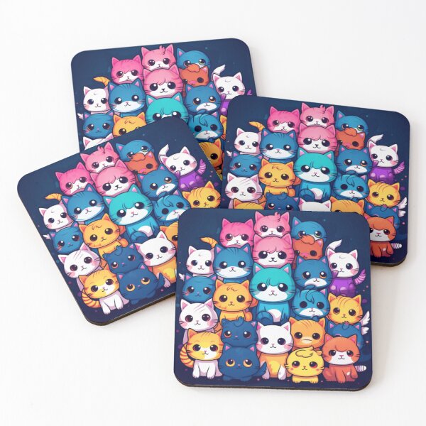 Item preview, cat and friend colour full designed and sold by Superann8.