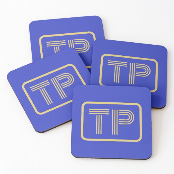 Item preview, TP Initials Gold Geometric Letters designed and sold by Jeallan Designs.