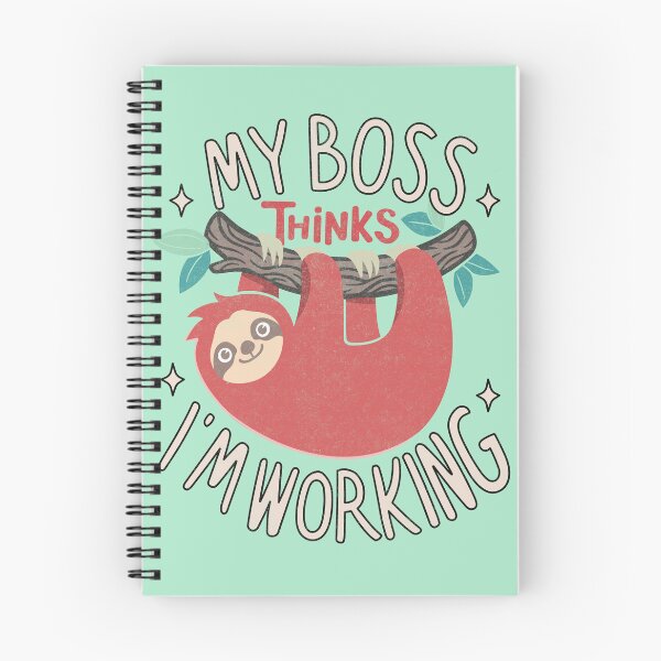 Item preview, My Boss Thinks I'm Working designed and sold by Wissam Ramadan.