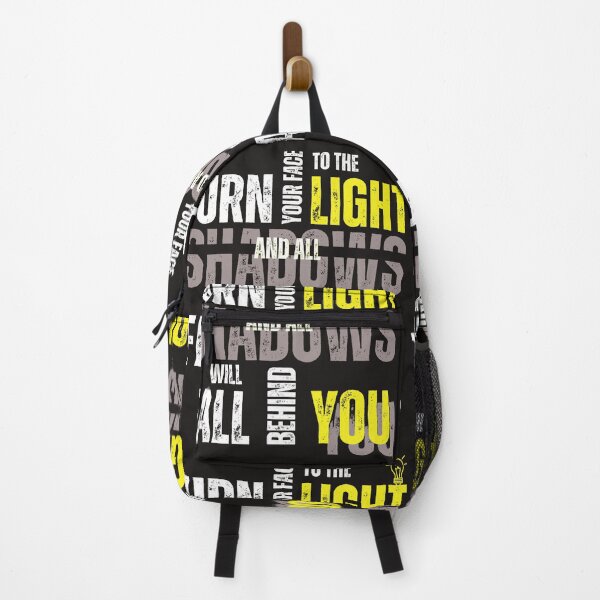 Item preview, TURN YOUR FACE TO THE LIGHT AND ALL SHADOWS WILL FALL BEHIND YOU - MOTIVATIONAL AND INPIRATIONAL TEXT designed and sold by plentyvibes.