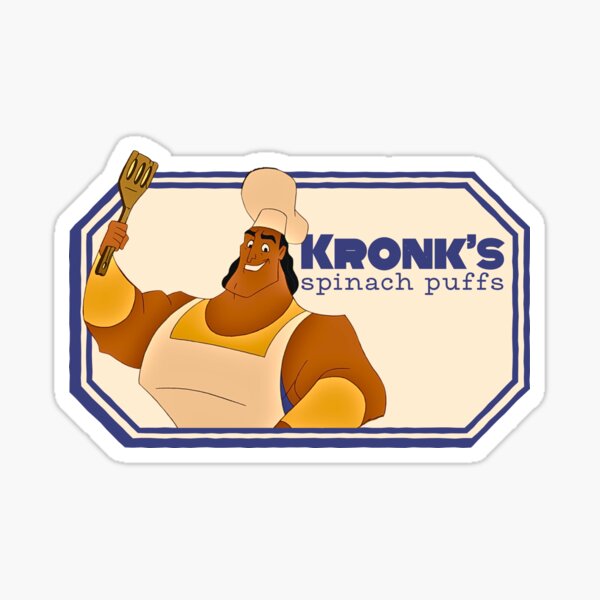Item preview, Kronk's Spinach Puffs! Fresh for Emperor Kuzco designed and sold by YonderAndBeyond.