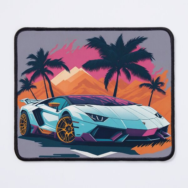 Item preview, Sunset Symphony: High-End Sports Car Illustrations designed and sold by Ceemko's Vintage Corner.