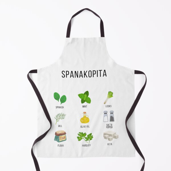 Item preview, Culinary Canvases: Spanakopita Ingredients designed and sold by Coastal Garden Design Studio.