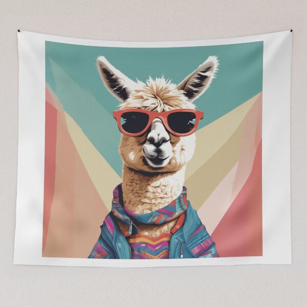 Item preview, Alpaca Wearing Sunglasses designed and sold by coopercreekco.
