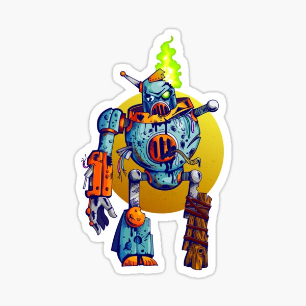 Undead Robot Sticker