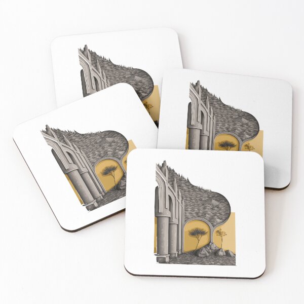 Item preview, Architectural landscape designed and sold by UrbanHedgehog.