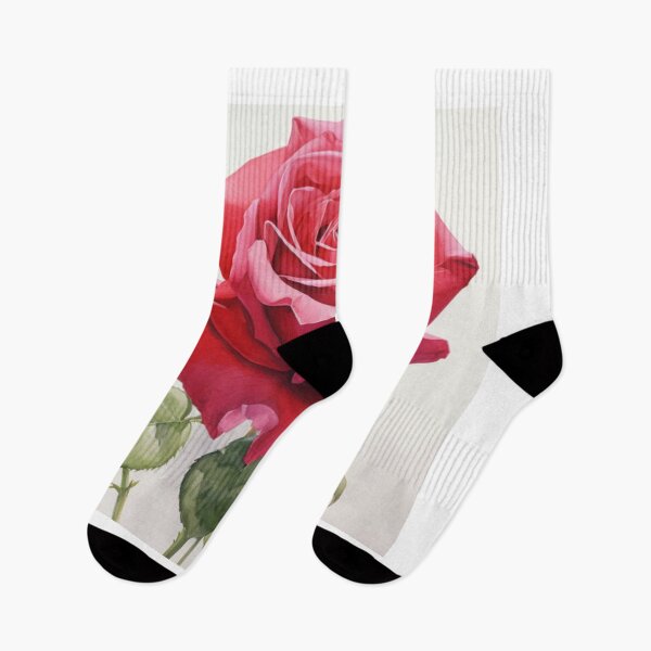 Item preview, beautiful red rose water colour designed and sold by Superann8.