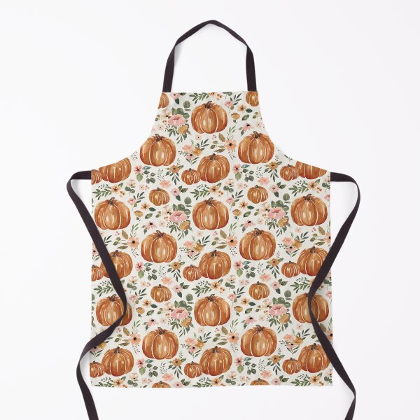 Item preview, Watercolor Floral Pumpkin for Fall designed and sold by cateandrainn.